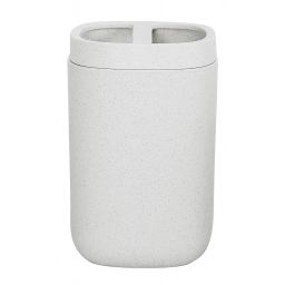 Kleine Wolke Belgrano kubek na szczoteczki z separatorem foggy grey 8614913851