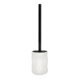 Kleine Wolke Crinkle szczotka toaletowa stojąca biała/czarna 8643100856
