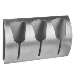 Kleine Wolke Tulip wieszak na ręczniki potrójny chrom 8645117887