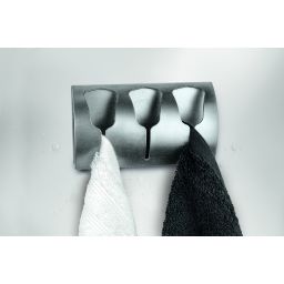 Kleine Wolke Tulip wieszak na ręczniki potrójny chrom 8645117887