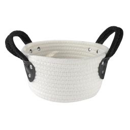 Kleine Wolke Patch koszyk łazienkowy S biały/czarny 8649926059