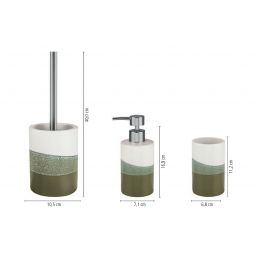 Kleine Wolke Moss dozownik do mydła stojący zielony 8669612854