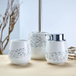 Kleine Wolke Sardinas dozownik do mydła 350 ml stojący biały 8674783854