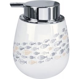 Kleine Wolke Sardinas dozownik do mydła 350 ml stojący biały 8674783854