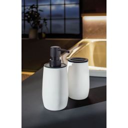 Kleine Wolke Daily dozownik do mydła 260 ml czarny/biały 8677100854