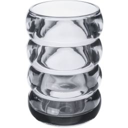 Kleine Wolke Verro kubek na szczoteczki szkło-szary 8691146852