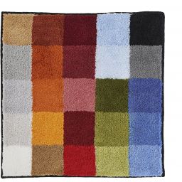 Kleine Wolke Cubetto dywanik łazienkowy 60x60 cm kwadratowy mix kolorów Multikolor 8821148135