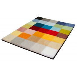 Kleine Wolke Cubetto dywanik łazienkowy 90x65 cm prostokątny mix kolorów Multikolor 8821148213
