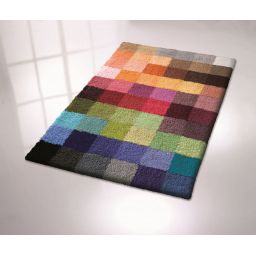 Kleine Wolke Cubetto dywanik łazienkowy 90x65 cm prostokątny mix kolorów Multikolor 8821148213