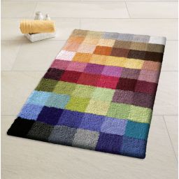 Kleine Wolke Cubetto dywanik łazienkowy 145x85 cm prostokątny mix kolorów Multikolor 8821148693