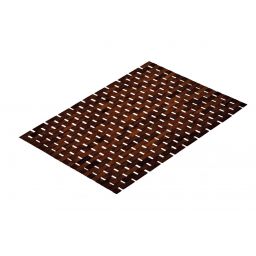 Kleine Wolke Palito drewniana mata łazienkowa 70x50 cm brązowa 9113301324