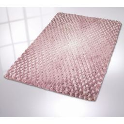 Kleine Wolke Cory dywanik łazienkowy 100x60 cm prostokątny różowy Old Rose 9121407360