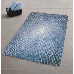 Kleine Wolke Cory dywanik łazienkowy 100x60 cm prostokątny niebieski Navy 9121750360