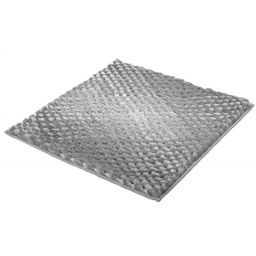 Kleine Wolke Cory dywanik łazienkowy 60x60 cm kwadratowy ciemny szary Anthracite 9121901135