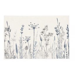 Kleine Wolke Savannah dywanik łazienkowy 70x120 cm poliester beż wzór trawy 9166148225