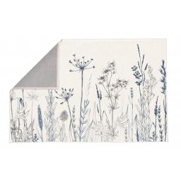 Kleine Wolke Savannah dywanik łazienkowy 60x100 cm poliester beż wzór trawy 9166148519