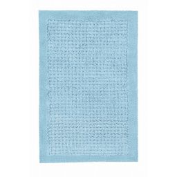 Kleine Wolke Net dywanik łazienkowy 90x60 cm prostokątny niebieski 9171649519