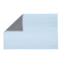 Kleine Wolke Zigzag dywanik łazienkowy 90x60 cm niebieski 9178738519