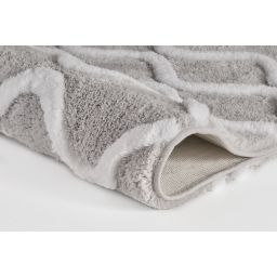 Kleine Wolke Piana dywanik łazienkowy 70x120 cm poliester szary 9180158225