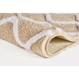 Kleine Wolke Piana dywanik łazienkowy 70x120 cm poliester beżowy 9180226225