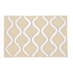 Kleine Wolke Piana dywanik łazienkowy 55x65 cm poliester beżowy 9180226539