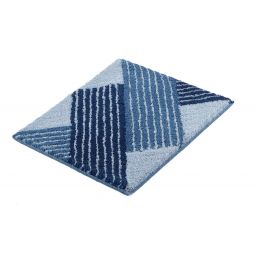 Kleine Wolke Cross dywanik łazienkowy 55x65 cm poliester niebieski 9181783539