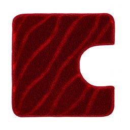 Kleine Wolke Tram dywanik łazienkowy 55x55 cm pod WC czerwony 9189468129