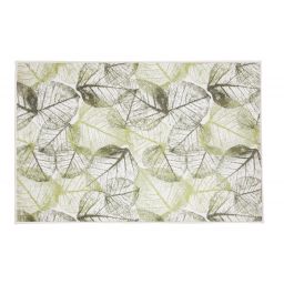 Kleine Wolke Selva dywanik łazienkowy 70x120 cm poliester zielony liście 9190612225