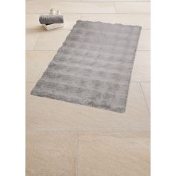 Kleine Wolke Cloud dywanik łazienkowy 90x60 cm prostokątny jasny szary 9198146519