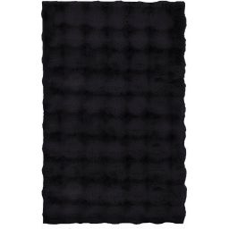 Kleine Wolke Cloud dywanik łazienkowy 120x70 cm prostokątny czarny 9198926225