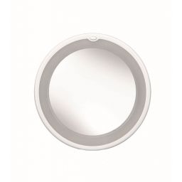 Kleine Wolke Flexy Light lusterko kosmetyczne 17,5x17,5 cm okrągłe z oświetleniem biały 5819114886