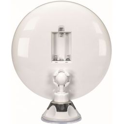 Kleine Wolke Flexy Light lusterko kosmetyczne 17,5x17,5 cm okrągłe z oświetleniem biały 5819114886