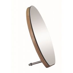 Kleine Wolke Mirror lusterko kosmetyczne 15x21 cm owalne drewno 5883202886