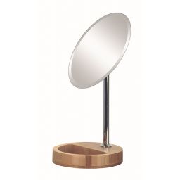 Kleine Wolke Timber lusterko kosmetyczne 17x30,5 cm okrągłe bambus 5884202886