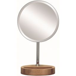 Kleine Wolke Timber lusterko kosmetyczne 17x30,5 cm okrągłe bambus 5884202886