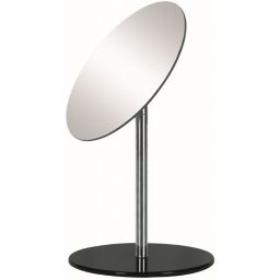 Kleine Wolke Mirror lusterko kosmetyczne 17x17 cm okrągłe czarny 5888926886