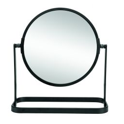 Kleine Wolke Framework lusterko kosmetyczne 17,5x19,5 cm okrągłe czarny 8042926886