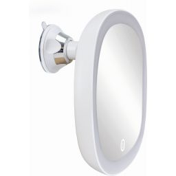 Kleine Wolke LED Mirror lusterko kosmetyczne 21,5x21,5 cm okrągłe z oświetleniem biały 8098100886