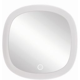 Kleine Wolke LED Mirror lusterko kosmetyczne 21,5x21,5 cm okrągłe z oświetleniem biały 8098100886