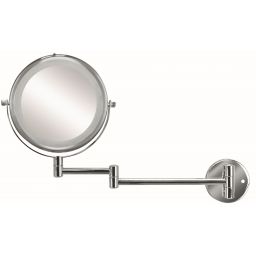 Kleine Wolke LED Mirror lusterko kosmetyczne 17,5x17,5 cm okrągłe z oświetleniem chrom 8428124886