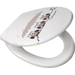 Kleine Wolke Eulen deska sedesowa uniwersalna wolnoopadająca sówki 1837271075