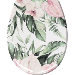 Kleine Wolke Garden deska sedesowa uniwersalna wolnoopadająca biały/wzór 1859148075