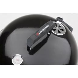 Landmann Black Pearl Basic grill węglowy wózek kulisty czarny 31349