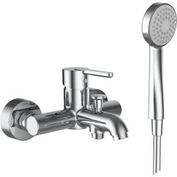 Laufen Lua bateria wannowo-prysznicowa ścienna chrom H3210810041311