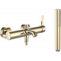 Laufen Kartell bateria wannowo-prysznicowa ścienna złota H3213370011411