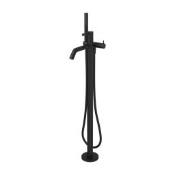 Laufen Kartell bateria wannowo-prysznicowa wolnostojąca czarna H3213380811211