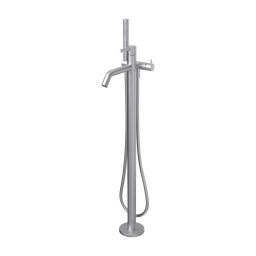 Laufen Kartell bateria wannowo-prysznicowa wolnostojąca stal nierdzewna H3213380901211