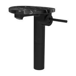 Laufen Ada bateria umywalkowa stojąca wysoka czarny/czarny marmur HF506714516060