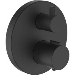 Laufen City Therm bateria wannowo-prysznicowa podtynkowa czarna HF905475428000