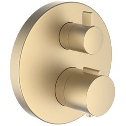 Laufen City Therm bateria wannowo-prysznicowa podtynkowa złoty mat HF905475462000